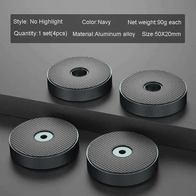 4pcs HiFi Audio Speaker Amplifier CD Player Aluminum Alloy Shock Absorber Foot Pad Damping Feet Chassis Stand Isolation Spike