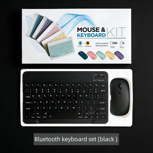 10 inch Bluetooth Wireless Keyboard Mobile Phone Tablet Keyboard And Mouse New Mini Bluetooth Keyboard Ipad Accessories Keyboard