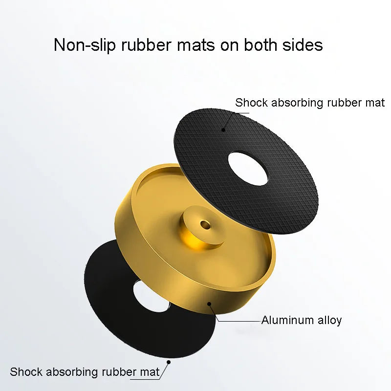 4pcs HiFi Audio Speaker Amplifier CD Player Aluminum Alloy Shock Absorber Foot Pad Damping Feet Chassis Stand Isolation Spike