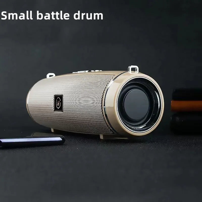 200W Peak Power Portable Bluetooth Speaker IPX7 Waterproof Outdoor HIFI Pillar Subwoofer Stereo Soundbox FM Radio TF Boom Box