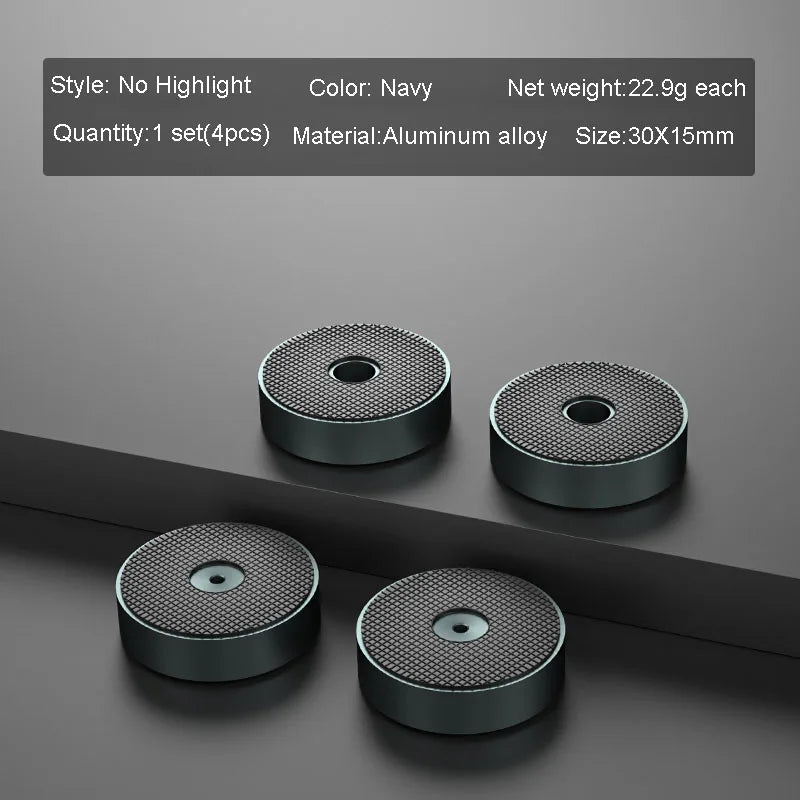 4pcs HiFi Audio Speaker Amplifier CD Player Aluminum Alloy Shock Absorber Foot Pad Damping Feet Chassis Stand Isolation Spike